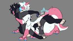 2_fingers 2_toes after_transformation duo face_suck feet fingers fur grey_background grey_body grey_fur hyper hyper_lips kissing lips male male/male male_penetrated male_penetrating male_penetrating_male penetration pink_body pink_fur sex simple_background taur_on_taur taur_penetrated taur_penetrating taur_penetrating_taur thick_lips toes transformation transformation_through_sex white_body white_fur midnite_fsnax rox_(midnite_fsnax) hybrid tardigrade tardigrade_taur taur hi_res