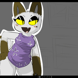 animal_crossing blush bottomless brown_fur clothed clothing feline female fur nintendo olivia open_mouth pussy solo unknown_artist video_games white_fur yellow_eyes
Rating: Explicit
Score: 6
User: Untamed
Date: July 20, 2013