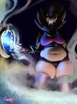 black_eyes clothing female magic_user not_furry smoke solo staff underwear witch ximema teraurge the_witch humanoid monster absurd_res hi_res