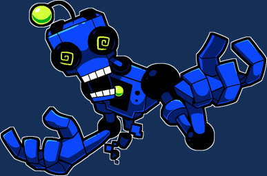 4_fingers antenna_wire arms_bent black_markings black_sclera blue_body endoskeleton fingers green_eyes legless light machine male male_humanoid markings metallic_body multicolored_body noseless not_furry open_mouth outline simple_background solo spiral spiral_eyes teeth transparent_background white_outline bobberbobman five_nights_at_freddy's five_nights_at_freddy's_world five_nights_at_frickbear's_(series) five_nights_at_frickbear's_3 scottgames mendo_(fnaf) mendo_(frickbear's) animatronic humanoid robot 2025 alpha_channel colored digital_drawing_(artwork) digital_media_(artwork) english_description full-length_portrait lighting official_art portrait shaded