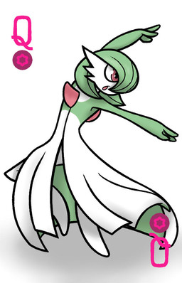 ambiguous_gender ballet card dancing playing_card solo blubbs.y nintendo pokemon gardevoir generation_3_pokemon humanoid pokemon_(species) 9:14