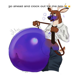 accessory anthro antlers belly belly_expansion belly_inflation berry_juice beverage big_belly blue_body blue_fur blueberry_inflation blueberry_juice blush bodily_fluids body_hair bottomwear breath brown_body brown_fur business_attire business_suit businesswear button_(fastener) clothed clothing emoji expansion eyewear fur glasses happy_trail horn huge_belly hyper hyper_belly inflation juice_(beverage) looking_down looking_down_at_self male navel necktie open_bottomwear open_clothing open_mouth open_pants pants simple_background solo straining_buttons suit suspenders text topwear unusual_bodily_fluids white_background chocopaws2 khendar deer mammal new_world_deer roe_deer 2026 digital_media_(artwork) english_text meme