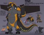 anthro jet_pack machine macro male mecha radiator solo space spacesuit synthetic tail text tankaakumawani european_mythology mythology gage android dragon kobold mythological_creature mythological_scalie robot scalie synth_(vader-san) western_dragon 2019 english_text