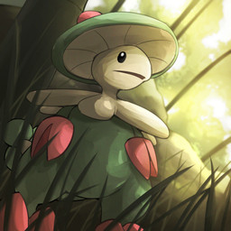 2_fingers 2_toes ambiguous_anthro ambiguous_gender anthro black_eyes day feet fingers fungus grass green_body grey_tail light multicolored_body nature open_mouth outside plant red_body rock solo sunlight tail tan_body tan_tail toes tree two_tone_tail spicyichizo nintendo pokemon breloom elemental_creature fungi_fauna generation_3_pokemon pokemon_(species) 1:1 2026 absurd_res hi_res lighting shaded