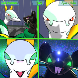 abstract_background ambiguous_gender clothing coiling coiling_another duo feral hypnosis hypnotic_eyes latex latex_clothing latex_skinsuit mind_control open_mouth orange_eyes page_number red_eyes skinsuit spiral spiral_eyes tail teeth tight_clothing aquinas_audax nintendo pokemon generation_1_pokemon generation_5_pokemon mammal murid murine pokemon_(species) rat rattata reptile rodent scalie serperior snake 1:1 3d_(artwork) absurd_res blender_(artwork) blender_eevee_(artwork) comic digital_media_(artwork) hi_res signature