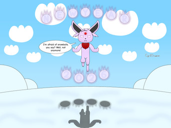 anthro cloud cloudy_sky floating glowing glowing_eyes holidays male pokemorph pose simple_background sky snow solo speech_bubble text cyrildraws new_year nintendo pokemon ace_the_espeon_(cyrildraws) eeveelution espeon generation_2_pokemon pokemon_(species) 2026 4:3 digital_drawing_(artwork) digital_media_(artwork) english_text hi_res shaded signature
