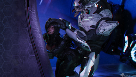 against_surface against_wall ambiguous_penetration amputee arm_grab armlock armor black_hair bodily_fluids breasts clothed clothed_sex clothing cum cum_inside dark_body dark_skin disability dominant dominant_male duo exposed_breasts faceless_character faceless_human female female_penetrated genital_fluids grey_body hair hand_behind_back hand_on_head human_on_humanoid human_penetrated humanoid_penetrating interspecies larger_humanoid larger_male male male/female male_on_human male_penetrating male_penetrating_female male_penetrating_human mandibles missing_jaw penetration penile penile_penetration sex size_difference smaller_female smaller_human smaller_penetrated standing standing_sex submissive submissive_female submissive_human xenophilia silent_sfm halo_(series) microsoft xbox_game_studios rtas_'vadum alien human humanoid mammal sangheili 16:9 3d_(artwork) 4k absurd_res colored digital_media_(artwork) hi_res widescreen