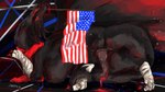 american_flag bandage bandaged_leg black_body black_scales black_tongue bodily_fluids butt claws colored_cum cum cum_drip cum_on_ground cum_on_penis dark_body dripping feral flagpole genital_fluids genitals glowing glowing_eyes horn male patriotism penis politics presenting presenting_hindquarters presenting_penis red_claws red_cum red_eyes red_stripes scales scarf solo spiked_penis spikes spikes_(anatomy) stripes tail_wrapped tongue united_states_of_america unusual_bodily_fluids unusual_cum unusual_genital_fluids diamondbackdrake european_mythology mythology arkylite dragon mythological_creature mythological_scalie scalie western_dragon 16:9 hi_res widescreen