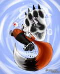 4_toes anthro balls barefoot big_feet black_pawpads bodily_fluids claws crush cum cum_covered cum_drip cum_on_feet dark_claws dripping duo ejaculation extreme_size_difference eyes_closed feet foot_crush foot_domination foot_fetish foot_focus foot_play fur genital_fluids genitals hair heart_symbol hindpaw larger_anthro larger_male low-angle_view macro_focus male male/male markings messy multicolored_body multicolored_fur nude pawpads paws penis purple_claws purple_hair purple_markings raised_paw red_body red_fur size_difference smaller_anthro smaller_male stepped_on stepping stomping toes traffic_light trampling under_paws underfoot white_balls white_body white_fur cartoonistdalmatian redrick_(erickredfox) canid canine felid fox mammal pantherine red_fox tiger true_fox absurd_res hi_res