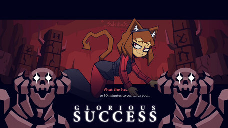 4_fingers :3 alternate_costume anthro bangs bedroom_eyes belt bent_over black_clothing black_miniskirt black_nose black_topwear black_vest bone boots breaking_the_fourth_wall brown_body brown_hair brown_skin brown_tail cave clothing cosplay crossover_cosplay dating_sim dialogue_box eyelashes eyeliner eyewear fake_horns female fingers footwear group gui hair heart_symbol heart_tail hell horn inside leaning_on_hand leggings legwear long_sleeves makeup narrowed_eyes orgasm_face pillar pog_face raised_tail red_clothing red_eyes red_leggings red_legwear red_topwear rock seductive shoes short_hair skeleton smile solo_focus spade_tail sparkles sparkling_eyes style_emulation sunglasses sweater tail talking_to_viewer text topwear triangle_nose trio turtleneck underground vest visual_novel_interface whiskers salsitas gameoverse glitch_productions helltaker kit_bodega animated_skeleton demon domestic_cat felid feline felis horned_humanoid humanoid mammal undead 2026 artist_name cel_shading crossover english_text letterbox portrait shaded three-quarter_portrait