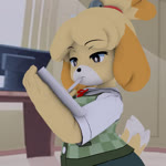 anthro balls bottomless bottomless_female bottomless_male carrying_another clothed clothing duo erection female genitals humanoid_genitalia humanoid_penis imminent_sex male male/female penis pussy stop_motion_style throbbing throbbing_penis upskirt highwizard animal_crossing nintendo isabelle_(animal_crossing) villager_(animal_crossing) canid canine canis domestic_dog human mammal shih_tzu toy_dog 3d_(artwork) 3d_animation animated digital_media_(artwork) no_sound webm
