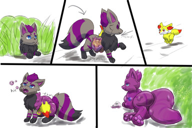 3_toes absorption_vore ambiguous_gender bone duo fatal_vore feet feral goo_transformation paws skull tail toes transformation vore lewdkitten069 nintendo pokemon entro'pi ditto_(pokemon) fennekin generation_1_pokemon generation_5_pokemon generation_6_pokemon pokemon_(species) zorua 3:2 absurd_res comic hi_res