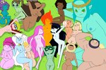 2021 absurd_res adventure_time anthro aunt_lolly bear betty_grof blue_body blue_skin breasts bronwyn candy candy_people_(at) canid canine canis canyon_(adventure_time) cartoon_network celina_(adventure_time) clothing dark_body dark_skin dessert doctor_princess domestic_dog dr._pizza_boi elemental_creature elemental_humanoid elise_(adventure_time) female fionna_the_human fire fire_creature flame_princess flaming_hair food food_creature food_hair grass group hat headgear headwear hi_res human humanoid humanoid_pointy_ears huntress_wizard hybrid ice_queen jungle_princess large_group larger_female living_candy lying mammal marceline_abadeer minerva_campbell_(adventure_time) muscular muscular_female nipples nude on_back on_model orange_body orange_skin pink_body pink_skin plant princess_bubblegum pseudo_hair rainicorn samantha_(adventure_time) sitting size_difference susan_strong vampire