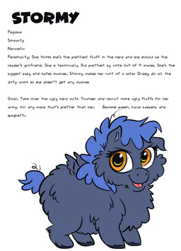 ambiguous_feral ambiguous_gender black_hooves blue_hair blue_inner_ear blue_tail eyelashes feral grey_background hair hooves looking_at_viewer orange_eyes simple_background solo standing tail text tongue tongue_out wings young young_ambiguous young_feral squeegull fluffy_pony mythology equid equine fluffy_pony_(species) mammal mythological_creature mythological_equine pegasus 2025 absurd_res character_name digital_media_(artwork) english_description english_text hi_res species_name