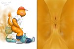 anthro anus anus_focus balls blue_eyes blush bodily_fluids bottomwear bottomwear_down brown_eyes butt clothed clothing duo enjoying_farts erection eyes_closed facesitting facesitting_pov fart fart_cloud fart_fetish farting_on_another farting_on_face fire flaming_tail footwear genitals glistening glistening_body green_body hat headgear headwear lying male male/male multicolored_body orange_body pants pants_down partially_clothed penis raised_tail reverse_facesitting school_uniform shoes simple_background sitting_on_another sweat tail two_tone_body uniform white_background young young_male drain_scat nintendo pokemon bulbasaur charmander generation_1_pokemon pokemon_(species) reptile scalie 2024 hi_res