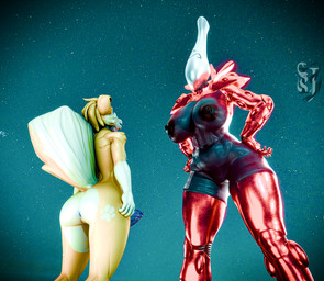 anthro anus areola big_areola big_breasts big_butt big_tail black_areola black_body black_nipples black_skin blonde_hair blue_anus blue_penis breasts butt clothing cosmic_background dark_areola dark_nipples duo erection faceless female female_humanoid genitals glistening glistening_body glistening_skin hair larger_female larger_humanoid legwear looking_at_another machine male male/female male_anthro navel nipples penis raised_tail red_clothing red_legwear red_thigh_highs short_hair simple_background size_difference skindentation smaller_anthro smaller_male star starry_background tail teal_background thick_thighs thigh_highs vulva wide_hips yellow_body impaer_jaster da.nilkaz_(modeler) samzan_(modeler) warhammer_(franchise) warhammer_40000 leo_(chill_chichik) aeldari bird_dog canid canine canis domestic_dog elf golden_retriever humanoid hunting_dog mammal retriever robot robot_humanoid 2026 3d_(artwork) digital_media_(artwork) hi_res watermark