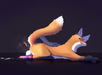 anal anatomically_correct anatomically_correct_genitalia anatomically_correct_penis animal_genitalia animal_penis anthro anthro_on_feral anthro_rimming_feral backsack balls bestiality bodily_fluids canine_genitalia canine_penis cum cum_on_ground cumshot disembodied_hand disembodied_tongue duo ejaculation erection feral feral_rimmed fluffy fluffy_tail fur fur_tuft genital_fluids genitals hands-free knot knotted_penis looking_back lying male musk musky_balls musky_butt musky_penis neck_tuft on_front oral orange_body orange_fur paws penis penis_backwards petting reflection reflective_floor rimming saliva saliva_on_tongue saliva_string sex side_view simple_background smile solo_focus tail tongue tuft whiskers white_body white_fur barn-owl_(artist) canid canine fox mammal red_fox true_fox absurd_res hi_res trans_(lore) trans_woman_(lore)