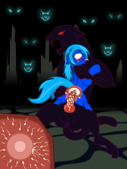 ahegao anus asphyxiation balls black_body black_fur blue_body blue_hair blue_tail blush bodily_fluids cave cavern choking cowgirl_position crying cum cum_in_uterus cum_in_vagina cum_inside cum_on_penis cutaway duo fangs female female_penetrated feral feral_on_feral feral_penetrated feral_penetrating feral_penetrating_feral forced from_front_position fur genital_fluids genitals hair impregnation internal interspecies interspecies_impregnation knot looking_pleasured male male/female male_penetrating male_penetrating_female on_bottom on_top open_mouth open_smile ovum penetration penile penile_penetration penis penis_in_vagina pupils rape red_eyes sex small_pupils smile sperm_cell tail tapering_penis tears teeth tongue tongue_out uterus vaginal vaginal_fluids vaginal_penetration theonewithoutaname hasbro my_little_pony them's_fightin'_herds blue_(theonewithoutaname) fan_character earth_pony equid equine felid flopsie_(tfh) horse mammal pantherine pony 2019 3:4 absurd_res digital_media_(artwork) flat_colors hi_res