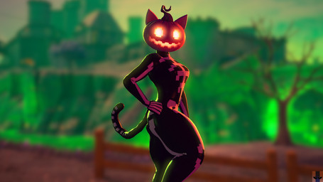 anthro black_body bone clothing female food for_a_head fruit glowing glowing_eyes hand_on_hip looking_at_viewer plant pumpkin pumpkin_head skeleton skinsuit solo spandex tail thick_thighs tight_clothing r1v3r_styx epic_games fortnite garry's_mod spice_(fortnite) felid feline humanoid mammal object_head 16:9 3d_(artwork) 4k absurd_res digital_media_(artwork) hi_res widescreen