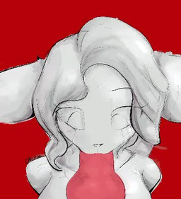 anthro bodily_fluids cum fellatio female genital_fluids genitals inanimate_transformation oral penile penis petrification sculpture sex solo transformation alikatse ailysse bovid caprine goat mammal animated low_res no_sound short_playtime video