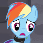 ai_voice bite biting_lip blue_eyes collar duo eye_shimmer female feral folded_ears on_model on_style prison prison_cell purple_eyes quadruped sitting wings evilenchantress ai_generated_audio fall_of_equestria friendship_is_magic hasbro my_little_pony mythology fluttershy_(mlp) rainbow_dash_(mlp) equid equine mammal mythological_creature mythological_equine pegasus 1:1 animated short_playtime sound webm