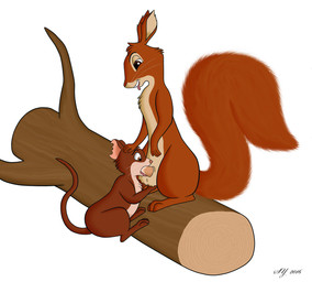 balls bodily_fluids buckteeth cum cum_inside duo erection fellatio female feral fluffy fluffy_tail genital_fluids genitals log male open_mouth oral orgasm penile penis sex sucking tail teeth tongue tongue_out wood skateryena watership_down hannah_(watership_down) tassel_(watership_down) eurasian_red_squirrel mammal mouse murid murine rodent sciurid tree_squirrel wood_mouse 2016 hi_res
