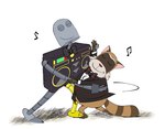 bow_tie brown_body clothing dancing duo eyes_closed grey_body machine male musical_note musical_symbol shirt slightly_chubby symbol topwear kaibunsya robot_dreams rascal_(robot_dreams) robot_(robot_dreams) mammal procyonid raccoon robot 2025