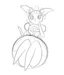 blush female simple_background solo white_background nintendo pokemon generation_7_pokemon legendary_pokemon magearna pokemon_(species) 2016 monochrome