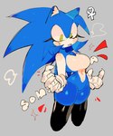 anthro breasts clothing crossgender featureless_breasts female female_symbol gender_symbol gloves grey_background handwear legwear mtf_crossgender simple_background solo surprised_expression symbol thigh_highs usa37107692 sega sonic_the_hedgehog_(series) sonic_the_hedgehog eulipotyphlan hedgehog mammal 2024 hi_res sketch