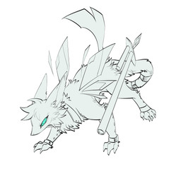 3_toes 4_toes accessory ambiguous_gender anklet cheek_tuft chest_tuft claws cybernetics facial_tuft feet feral front_view fur furgonomics green_eyes grey_body grey_ears grey_fur grey_tail gun head_tuft high-angle_view jewelry kemono leg_tuft levitating_object long_tail looking_at_viewer machine monotone_body monotone_fur monotone_tail quadruped ranged_weapon simple_background snout solo standing tail tail_accessory tail_tuft tailband teal_eyes three-quarter_view toe_claws toes tuft weapon white_background wings nekoyashiki rhm.b_wt_(faszlindel) cyborg felid feline felis mammal 1:1 2023 digital_drawing_(artwork) digital_media_(artwork) full-length_portrait greyscale hi_res monochrome portrait spot_color