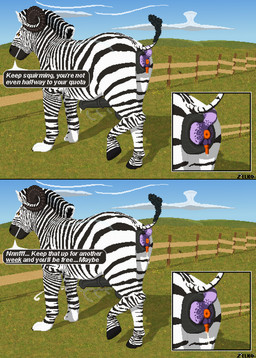 anal anal_vore animal_genitalia animal_penis anthro anthro_on_feral anus balls belly_slapping_masturbation bestiality big_anus bodily_fluids butt cum cumshot dialogue dominant dominant_feral dripping duo ejaculation equine_anus equine_genitalia equine_penis erection fence feral field fur genital_fluids genitals hands-free horn huge_anus hyper hyper_anus male male/male male_on_feral orgasm penis precum precum_drip puffy_anus quadruped raised_tail speech_bubble striped_body striped_fur stripes submissive submissive_anthro sunset tail text tuft vore conditional_dnp zelkothezeeb cade_(travesseiro) zelko equid equine felkin horse humanoid hybrid mammal zebra digital_media_(artwork) english_text hi_res multiple_scenes pixel_(artwork)