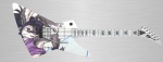 anthro electric_guitar eyewear female glasses grey_background guitar humbucker musical_instrument nipples plucked_string_instrument simple_background solo string_instrument kacey jackson_guitars kelly_(jackson_guitars) lagomorph leporid mammal rabbit