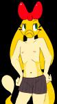 anthro anthrofied boxers_(clothing) clothed clothing femboy larva male navel nipples pink_nipples pokemorph simple_background solo topless underwear elpatrixf nintendo pokemon caterpija arthropod caterpie generation_1_pokemon insect pokemon_(species) shiny_pokemon alpha_channel