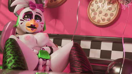 anthro anus areola balloon bodypaint bow_tie box breasts chair checkered checkered_background clothed clothing container desk ear_piercing face_paint female fingering fingering_self fingerless_gloves food footwear furniture genitals gloves green_clothing handwear inflatable machine masturbation nipples partially_clothed pattern_background paws piercing pink_areola pizza pizza_box simple_background socks solo spread_legs spreading table trash_can vaginal vaginal_fingering vaginal_masturbation vulva kayli_nsfw five_nights_at_freddy's five_nights_at_freddy's:_security_breach scottgames steel_wool_studios glamrock_chica animatronic avian bird chicken galliform phasianid robot 16:9 3d_(artwork) 3d_animation animated better_version_at_source digital_media_(artwork) hi_res high_framerate long_playtime sound webm widescreen