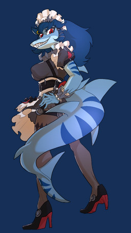 5_fingers anthro arm_fin big_breasts big_tail blue_body blue_hair blue_scales breasts claws clothing cosplay dorsal_fin dress eyelashes female fin finger_claws fingers footwear hair hand_on_hip high_heels legwear long_hair long_tail looking_at_viewer medium_breasts multicolored_body multicolored_scales non-mammal_breasts outside pantyhose red_eyes scales sharp_teeth shoes simple_background smile snout solo tail tail_fin teeth transparent_background two_tone_body two_tone_scales sahara_congo_bongo mihoyo zenless_zone_zero ellen_joe valerie_(mellowcapsaicin) fish marine shark 2025 9:16 alpha_channel digital_drawing_(artwork) digital_media_(artwork) hi_res