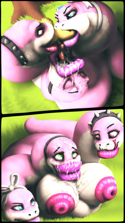 3_heads after_vore animal_genitalia animal_penis anthro areola balls bodily_fluids breasts canine_genitalia canine_penis collar cum cum_in_mouth cum_inside duo ejaculation erection excessive_cum excessive_genital_fluids female feral genital_fluids genitals hands-free inverted_nipples knot knotted_penis licking licking_lips looking_pleasured male male/female multi_head nipples nude orgasm penis sheath spiked_collar spikes tongue tongue_out tug_of_vore vore secretden european_mythology greek_mythology mythology canid canine canis domestic_dog hydra mammal 2021 9:16 animated animated_comic comic hi_res
