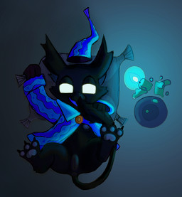 3_toes anthro anus barefoot beak big_ears biped bird's-eye_view black_beak black_body black_fur black_tail black_tail_tuft blue_clothing blue_hat blue_headwear blue_pajamas blue_topwear bottomless bottomless_anthro bottomless_female breasts candle candlelight claws clothed clothed_anthro clothed_female clothing crossgender ear_tuft empty_eyes feet female female_anthro fingers fur genitals glowing glowing_eyes half-closed_eyes hat head_on_pillow headgear headwear high-angle_view hindpaw holding_tail light lying narrowed_eyes nightcap nipples non-mammal_breasts on_back on_pillow open_beak open_clothing open_mouth open_topwear pajamas pattern_clothing pattern_hat pattern_headgear pattern_headwear pattern_topwear pawpads paws pillow pillow_grab semi-anthro sleepwear small_breasts smile smiling_at_viewer smug smug_grin solo spread_legs spreading tail tail_anus tail_tuft toe_claws toes topwear tuft vulva white_eyes young young_anthro young_female raskul deadlock_(game) mythology valve rem_(deadlock) avian chimera dream_creature gryphon mythological_avian mythological_creature 2026 hi_res