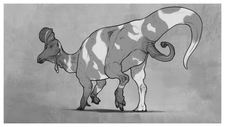 animal_genitalia avian_caruncle border butt cloaca cloacal_penis dewlap_(anatomy) erection feral genitals long_neck male penis prehensile_penis rear_view seminal_groove solo sulcus_spermaticus tail wattle white_border technesaurus dinosaur hadrosaurid lambeosaurine ornithischian ornithopod prehistoric_species reptile scalie hi_res monochrome
