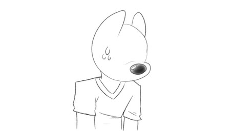 anthro breasts clothed clothing door duo eyelashes eyeless female genitals male male/female nude simple_background vulva white_background lunnybunny19 beat_banger bunfan_games gale_shinpen protagonist_(beat_banger) canid canine mammal raccoon_dog tanuki animated meme monochrome short_playtime sound video