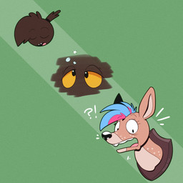 award black_nose brown_body brown_fur deer_head eyelashes female fur gender_transformation inanimate_transformation living_trophy markings mounted_trophy mtf_transformation solo spots spotted_body spotted_fur sudden_transformation surprise_transformation taxidermy transformation trophy trophy_head trevor-fox trevor-fox_(character) animate_inanimate deer mammal 1:1 hi_res nonbinary_(lore)