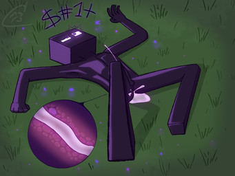 bodily_fluids cum cum_drip dripping genital_fluids glowing glowing_cum male solo symbol unusual_bodily_fluids unusual_cum unusual_genital_fluids x-ray_view cclover microsoft minecraft mojang xbox_game_studios enderman humanoid 4:3 hi_res