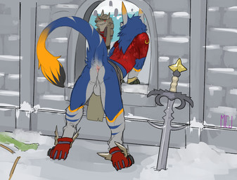 anthro anus balls bottomwear butt clothed clothing genitals hair looking_at_viewer male presenting presenting_hindquarters raised_bottomwear raised_clothing raised_skirt raised_tail simple_background skirt solo tail conditional_dnp mej jagex mythology runescape canid canine canis mammal mythological_canine mythological_creature sergal werecanid werecanine werecreature werewolf wolf digital_media_(artwork) hi_res sketch