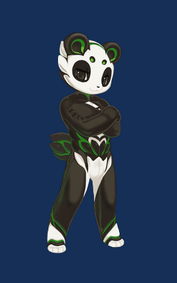 animal_ears anthro asian_clothing black_eyes chinese_clothing clothing commentary crossed_arms east_asian_clothing english_commentary high_collar light_smile looking_at_viewer machine male mandarin_collar mascot mouth_closed narrowed_eyes panda_ears panda_tail simple_background solo standing three-quarter_view transparent_background tsurime v-shaped_eyebrows tyson_tan 2008_summer_olympics electric_hearts olympics fuwa_(mascot) jingjing_(fuwa) bear giant_panda mammal robot 2015 absurd_res alpha_channel digital_media_(artwork) hi_res krita_(artwork)