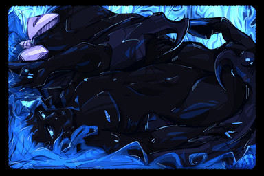 arched_back bat_wings blue_body blue_eyes blue_fire blue_hair bow_ribbon colored_fire fire glowing glowing_eyes hair long_hair male membrane_(anatomy) membranous_wings nipple_piercing nipples piercing pose romantic solo suggestive wings saltdrip european_mythology greek_mythology mythology heresy_(saltdrip) centaur equid equid_taur equine humanoid_taur hybrid mammal mammal_taur mythological_creature mythological_equine pegasus pegasus_taur taur 3:2 animated hi_res pinup