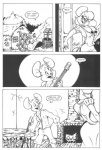 black_and_white comic duo dutch_(artist) female jules_(dutch) male mammal misty_(dutch) misty_the_mouse monochrome mouse murid murine pen_(artwork) rodent tail traditional_media_(artwork)