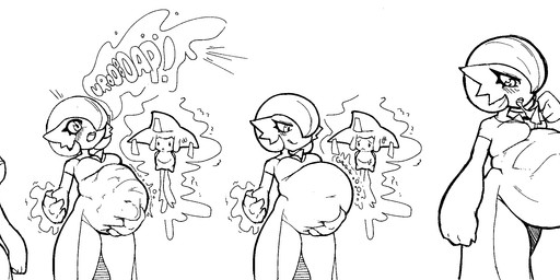 after_vore ambiguous_gender ambiguous_prey belly breasts burping female female_pred feral group overweight simple_background vore white_background fourofour nintendo pokemon celebi gardevoir generation_2_pokemon generation_3_pokemon generation_5_pokemon jirachi legendary_pokemon pokemon_(species) victini 2023 absurd_res hi_res monochrome sequence