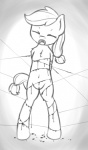 applejack_(mlp) blood clitoris equine eyes_closed fearingfun female friendship_is_magic garrote gore horse monochrome my_little_pony nude open_mouth pony pussy solo torture
Rating: Explicit
Score: 2
User: Sofi
Date: June 20, 2013