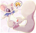 animal_genitalia animal_penis anus balls erection feral genitals male nude penis simple_background solo tail tongue white_background nken fresh_pretty_cure pretty_cure tart tarte yamabuki_inori domestic_ferret mammal mustelid musteline true_musteline weasel