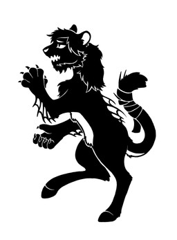 5_claws 5_fingers arm_fin bandage bandaged_tail chest_tuft claws countershade_torso countershading description dorsal_fin eyebrows feral fin finger_claws fingers fur hair hooves male mane membrane_(anatomy) on_hind_legs open_mouth paws pupils round_ears side_view silhouette simple_background slit_pupils solo tail tuft unguligrade white_background sunnyclockwork iranian_mythology middle_eastern_mythology mythology skin_deep isaac_sanford felid mammal manticore 2014 black_and_white digital_media_(artwork) english_description hi_res monochrome
