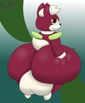 anthro balls big_balls big_butt black_nose blue_background brown_eyes butt butt_squish genitals green_wings hair hand_on_butt hand_on_own_butt huge_balls huge_butt hyper hyper_balls hyper_butt hyper_genitalia looking_at_viewer looking_back looking_back_at_viewer male multicolored_body rear_view red_body red_ears simple_background smile smiling_at_viewer solo squish tail tan_body tan_hair tan_inner_ear tan_tail teapot_(body_type) teeth thick_thighs two_tone_body wings reathe sega sonic_the_hedgehog_(series) sonic_unleashed chip_(sonic) gaia 2025 5:6 absurd_res colored digital_media_(artwork) hi_res shaded signature